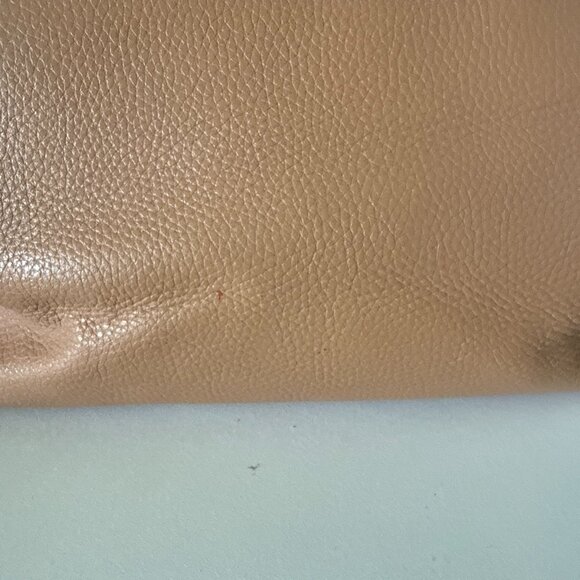 KARL LAGERFELD Triple Compartment Chain Shoulder Bag Beige Vegan Leather - Picture 10 of 14